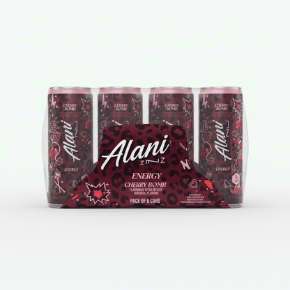 Cherry Bomb Flavor Energy Drink, 12 fl oz Cans, Pack Of 6