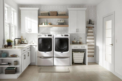 Maytag 7.3 Cu. Ft. Front-Loading Electric Dryer, White - MED6630HW