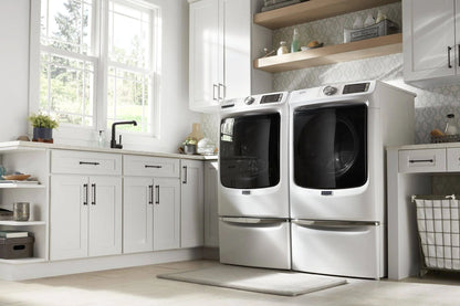Maytag 7.3 Cu. Ft. Front-Loading Electric Dryer, White - MED6630HW