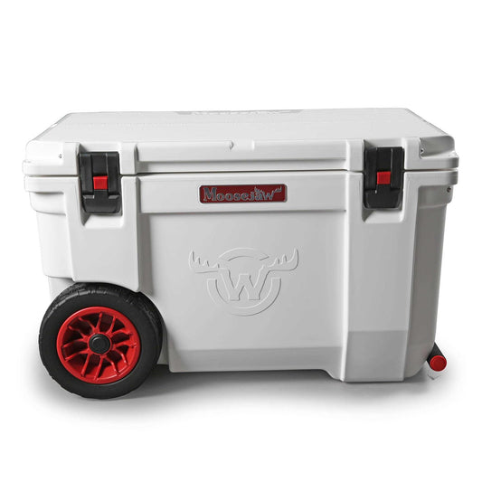 Moosejaw Rolling Hard Cooler 55 Quart Snow - Ice Fort