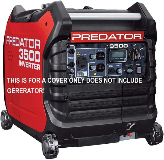 Predator Inverter 3500 Watt Generator Cover, Black, 30in x 20in x 24in