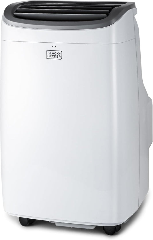 BLACK+DECKER Smart Portable Air Conditioner With Heat, 14,000 BTU ASHRAE, White