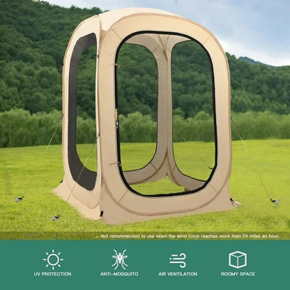 Lilypelle Instant Screen House 4.3' x 4.3' With Carry Bag