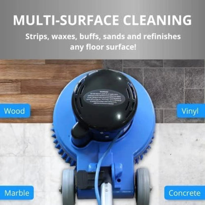 Prolux Core Heavy Duty Commercial 13in Floor Polisher Buffer Scrubber Machine With 5 Pads - Core
