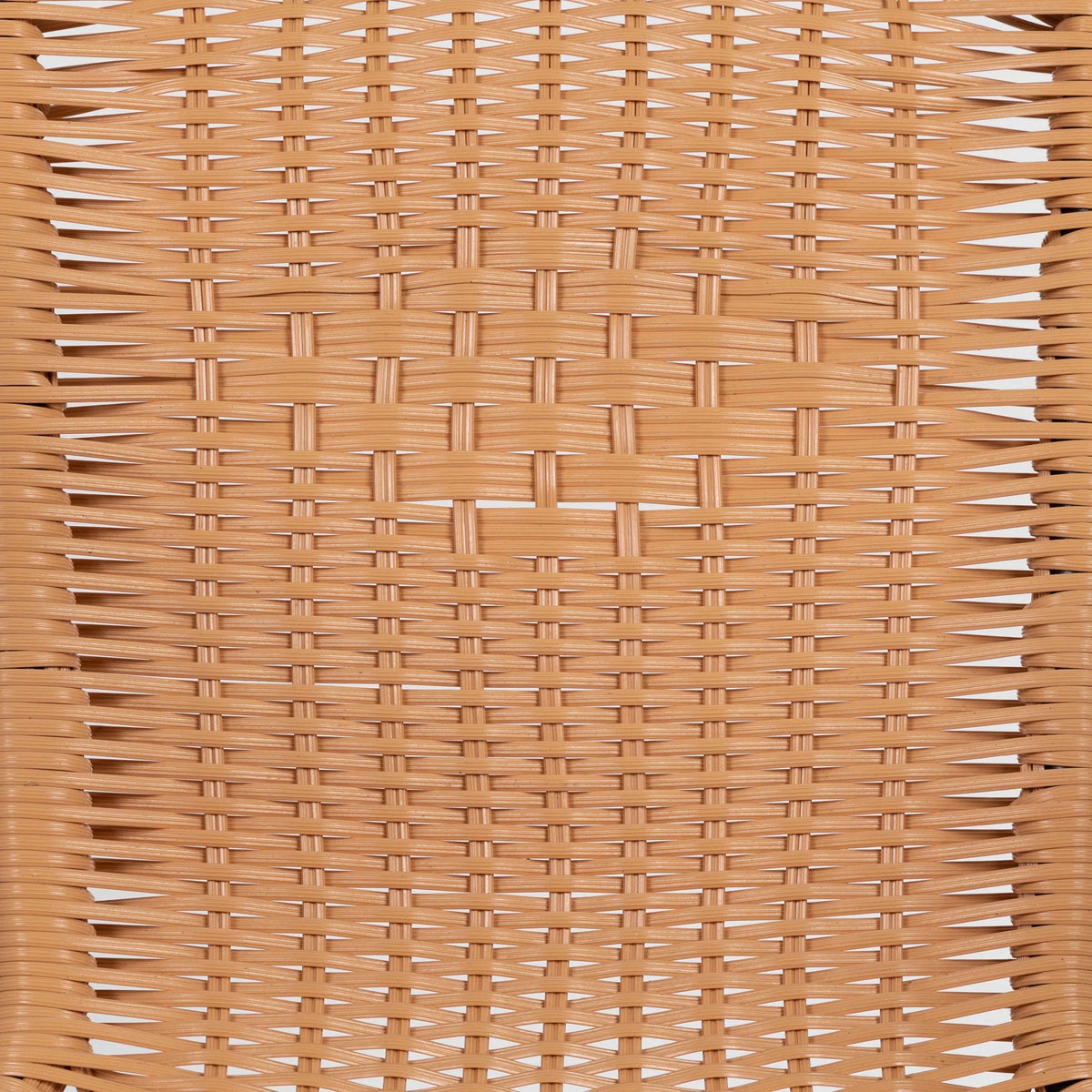 Emma + Oliver Indoor/Outdoor Stacking Rattan Patio Chairs, Set of 2, Gray