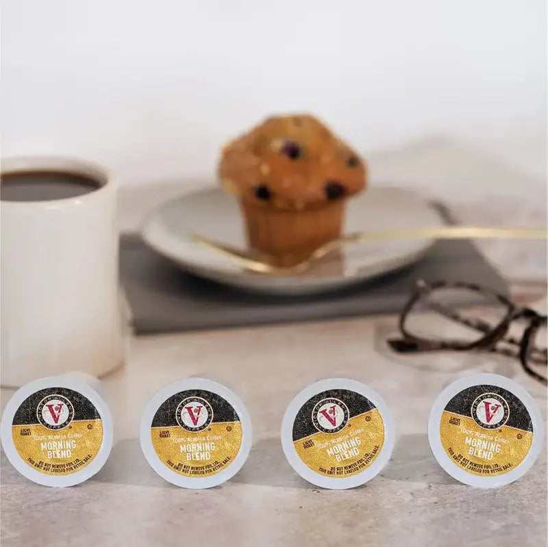 Victor Allen's Morning Blend Light Roast Coffee Single Serve Pods for Keurig K-Cup Brewers, 200 Count