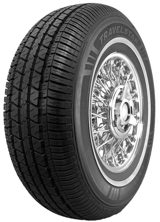 Travelstar UN106 All Season Passenger Tire 215/75R15 100S White Wall 18mm - UN106